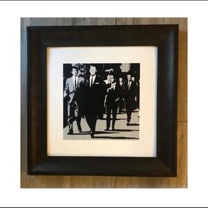 Custom framed Rat Pack poster​
